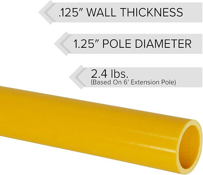 Jameson FG-4SFP Professional Hollow Core Saw Head Pole, 4'