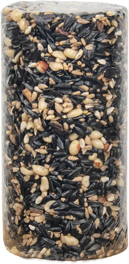 JCs Wildlife Wild Bird Blend Premium Bird Seed Small Cylinder with Hole, 1.5 lb (12 Cylinder)