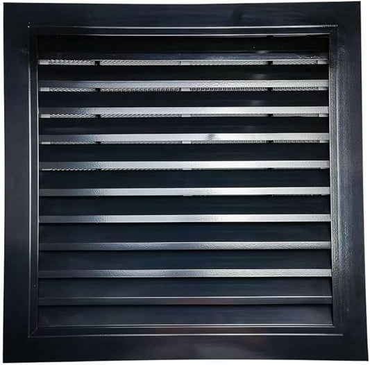 18" X 18" Aluminum Alloy Gable Vent, Rust Gable Vents for Shed, Removable Filter Screen，Reducing Indoor Temperature - Ideal for Wall, Attic, Shed, Door, and Shipping Container，Vent Opening: 16" x 16"