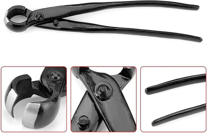 Bonsai Concave Cutter, Bonsai Tools Concave Cutter, 8.4 Inch Manganese Steel Alloy Sharp Blade Round Edge Knob Cutter, Gardening Concave Pruner(210mm / 8.27inch)(210mm)