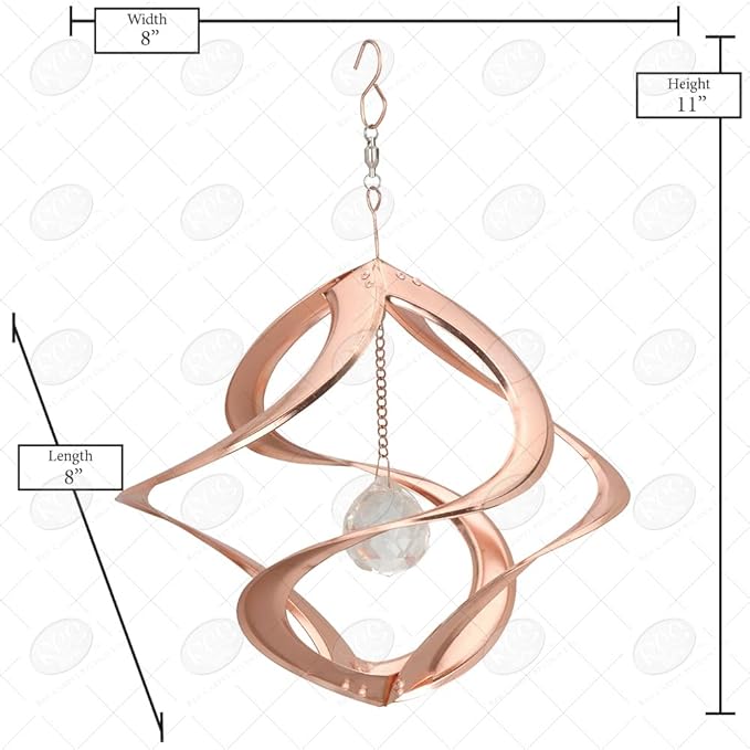Red Carpet Studios Cosmix Mosaic Crystal Spinner, Small (31057)