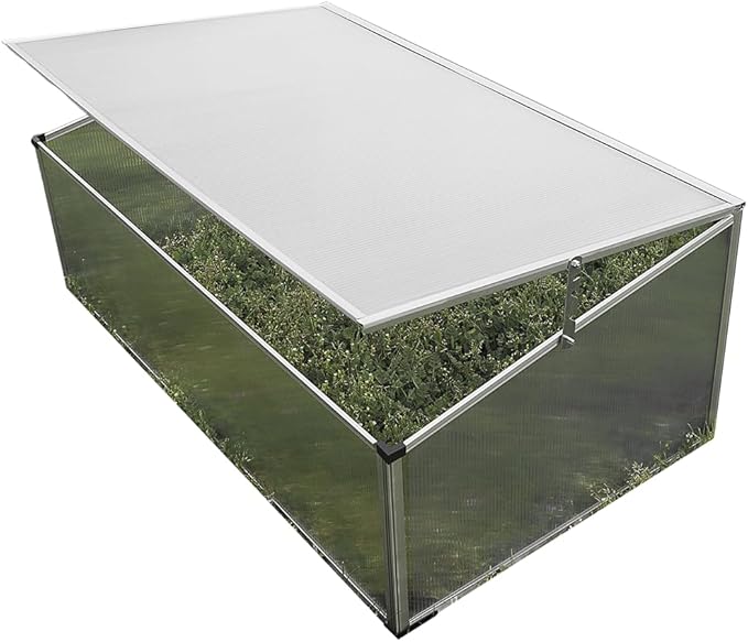 Zenport SH7005-ZD Folding Aluminum Cold Frame Greenhouse - 3 Pack