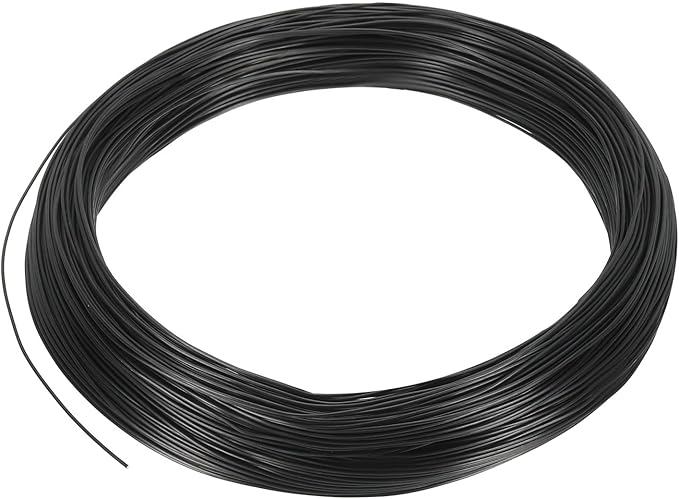 PATIKIL 1mm x 374ft Bonsai Training Wire,Floral Wire Stems Anodized Aluminum Tree Wire for Gardening Branch Fixing,Black