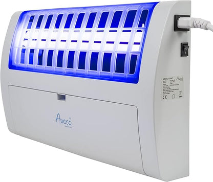 Awoco LED 13W 100V-240V Wall Mount Sticky Fly Trap Lamp XL 78” Extra Long Power Cord for Capturing Flies, Mosquitoes, Moths and Flying Insects (Fly Trap XL)