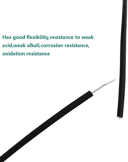 6 Inch Twist Ties,Ulifestar Cable Ties Bag Ties Plastic Coated Twist Ties 1000 Pack (Black)