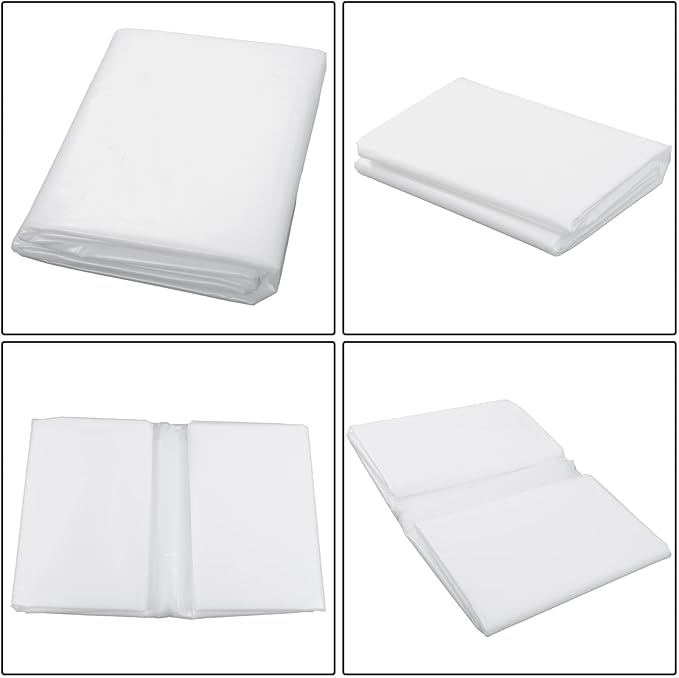 24 x 25FT Greenhouse Plastic Sheeting, 6 Mil Heavy Duty Clear Polyethylene Film, Covering for Gardening, Farming