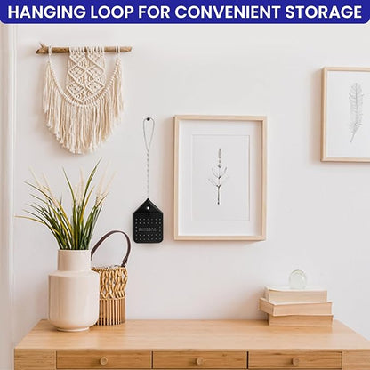 2 Leather Fly Swatter for Indoors. Long Handle, Heavy Duty Fly Swatter Manual Multi Pack. Flyswatters Heavy Duty Flyswatter 2 pack. Flies Swater Includes 4 Sticky Window Bug Traps. Mata Moscas Outdoor