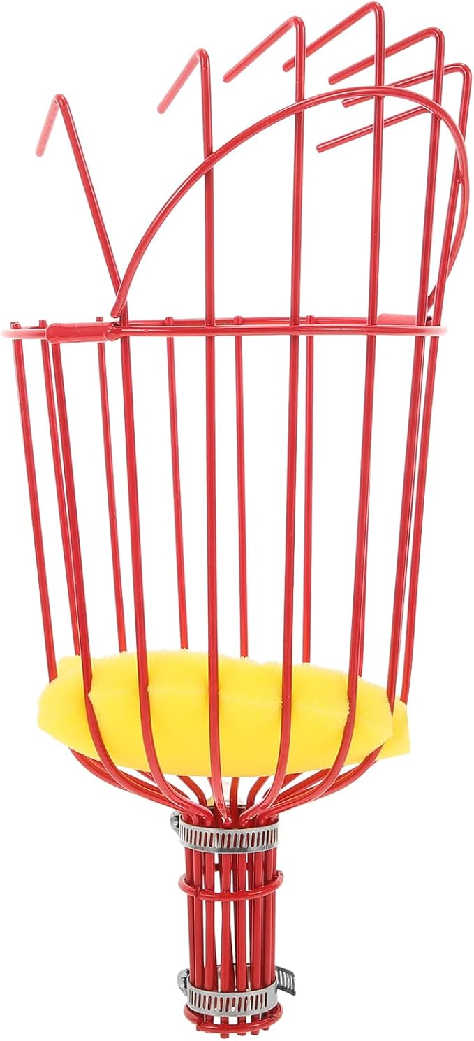 Kisangel 1pc Tool Pecan Picker Mango Picker Pole Adjustable Fruit Picker Avocado Tool Fruit Collector Tool Fruit Harvester Fruit Picker Tool Fruit- Device Rod Persimmon