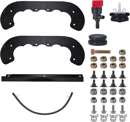 99-9313 Snow Blower Paddles Replaces 125-1128 55-9250 55-9251 88-0771 Set of 2 & 55-8760 Scraper for Toro CCR2000 CCR2450 CCR3600 CCR3650 CCR3675 20'' 21'' Snowblower with Hardware Kit