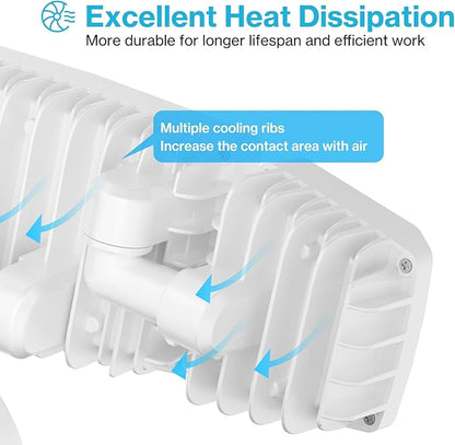 Olafus 80W Flood Lights Outdoor, Switch Controlled 8000LM LED Security Lights, IP65 Waterproof Outside Floodlights, 6500K Exterior Flood Light Fixture Wired for House Yard Porch Eave White