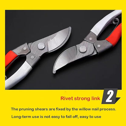 Pruning Shears - Garden Shears - Manual Pruning Shears, Heavy Duty Garden Tools for Farm Home and Professional Gardens (1)