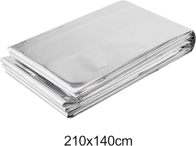 Reflective Plant Growing Film Silver Mylar Sheet Indoor Greenhouse Light Reflecting Material Multi Purpose Garden Tent Covering 130x210cm For Temperature Control(140cm X 210cm)