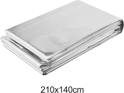 Reflective Plant Growing Film Silver Mylar Sheet Indoor Greenhouse Light Reflecting Material Multi Purpose Garden Tent Covering 130x210cm For Temperature Control(140cm X 210cm)