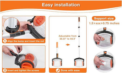 TARSHYRY Large Nut Gatherer Rolling Nut Harvester Ball Picker,Adjustable Lightweight Rolling Nut Collector Manual Ball Gatherer Multifunctional Garden Picker Tool for Walnut Chestnut Fruits