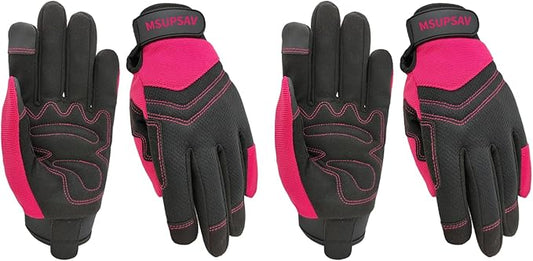 Thorn Proof&Puncture Resistant Gardening Gloves with Grip,Garden Glove for Women, Leather Yard Work Gifts