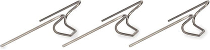 100 PCS Greenhouse Glazing Clips, Stainless Steel W Type Clip, Aluminium Greenhouse Care, W-Wire Green House Fitting
