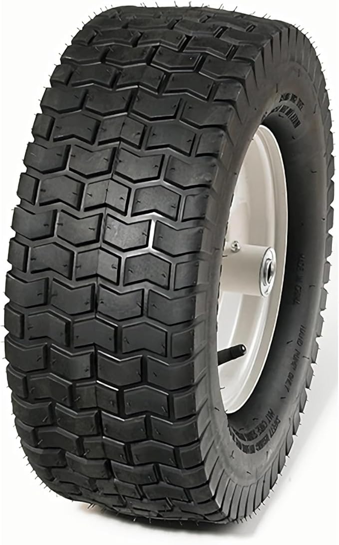 SCENIC ROAD Wheelbarrow Replacement Tire, 16" Wheel with Bearing and Grease Fitting, 4-Ply Turf Tire