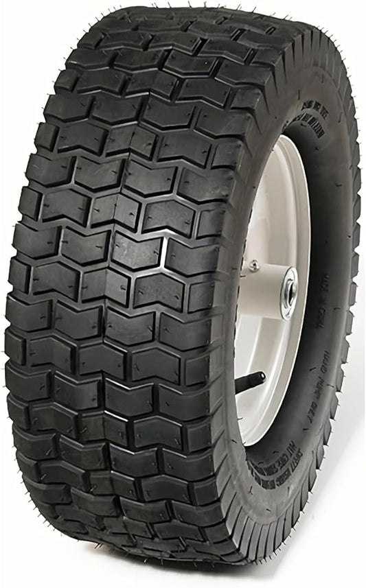 SCENIC ROAD Wheelbarrow Replacement Tire, 16" Wheel with Bearing and Grease Fitting, 4-Ply Turf Tire