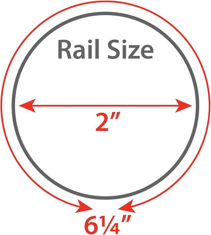 Grace Start-Right Quilt Clips | Rail Clips for Quilting Frames | Fabric Management Quilt Clips for Rolling Rail Frame Quilting or Hand Quilting (Pink 2" Diameter Quilt Clips)