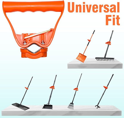 Universal Back Saver Extension Handle Attachment for Garden Shovel, Weedeater, String Trimmer, Rake, Weed Wacker and More, Versatile Back Saving Labor Saving Tool for All Gardening Tools