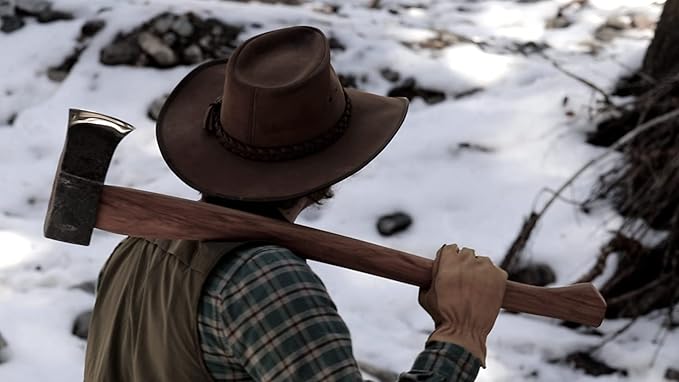 1844 Helko Werk Germany Traditional Saxon - Made in Germany Heavy Duty Splitting Axe for Chopping Firewood and Splitting Logs - Heavy Wood Splitting Axe, Head 6-1/4 lbs, Handle 31 in. (Saxon) #13588