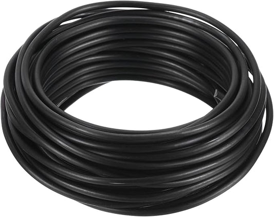 PATIKIL 3.5mm Bonsai Training Wire, Floral Wire Stems Anodized Aluminum Tree Wire 32.8 Feet Total for Gardening Branch Fixing, Black