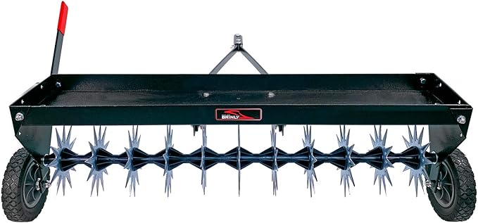 Brinly 40" Spike Lawn Aerator with Transport Mode