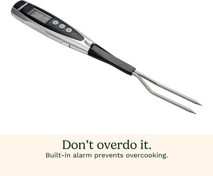 Cuisinart Deluxe Grill Tool Set, 20-Piece BBQ Kit with Aluminum Case and Digital Temperature Fork, Spatula, Tongs, Grill Accessories and Utensils, Grilling Set for Cookout (Pack of 4)