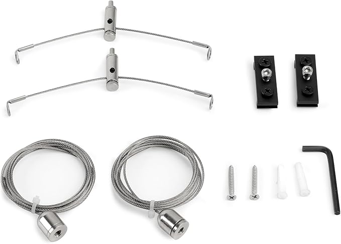 NICREW Reef Light Hanging Kit, Compatible with HyperReef Gen 2 Series and NavaReef Series Lights, 9.8 ft Long