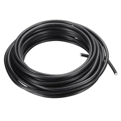 PATIKIL 4mm Bonsai Training Wire, 1 Roll Floral Wire Stems Anodized Aluminum Tree Wire 16.4 Feet Total for Gardening Branch Fixing, Black