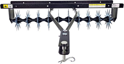 Brinly SA2-40BH-P2 40" Tow Behind Spike Aerator with Double Tow Bar