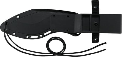 CRKT Clever Girl Kukri Compact Machete: Heavy Duty Powder Coated SK-5 Carbon Steel Blade, Textured G10 Handle with Sheath 2710
