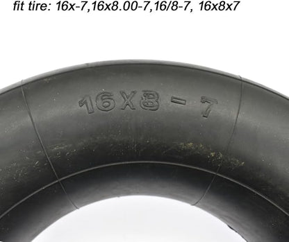 16x8-7 16X8.00-7 4.00-7 Inner Tube, work for ATV Barrow Sack Truck Trolley Spare Wheel,and more (16x8.00-7 TR13)