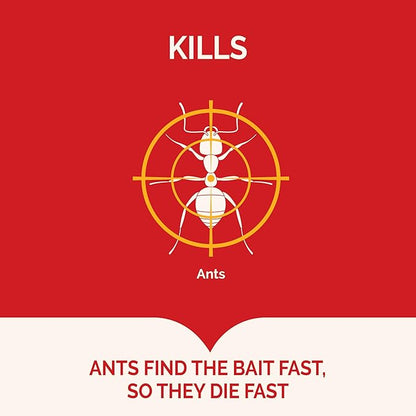 Hot Shot Ultra Liquid Ant Bait, Kills the Queen & Colony, Pack of 6