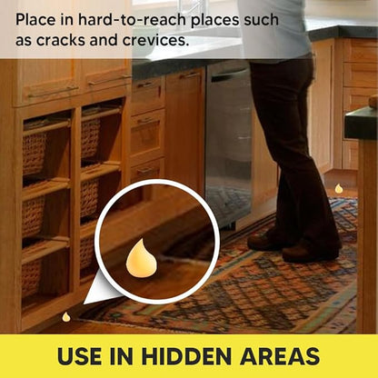 Roach Repellent for Indoor Use, Cockroach Repellent for Kitchen, Roach Repellent for Home,Car,Pet and People Safe,Simple to Use – 4 Pack