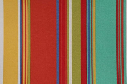 RSH Décor Set of 4 Lumbar Throw Pillows – 26” x 16” Indoor/Outdoor Decorative Cushions, Reversible, All-Weather Polyester Fabric, UV & Fade Resistant Accent Pillows (Bright Colorful Stripe)