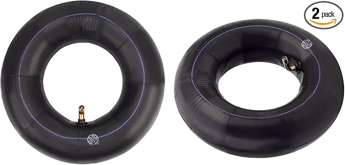 AHL Tire Inner Tubes for 4.10 3.50-4 4.10/3.50-4 Wheelbarrows Tractors Mowers Hand Trucks Dollies Dolly Trailers Garden Trolley Snowblower Utility Golf Go Carts Wagons 410/350-4 (2 Packs）