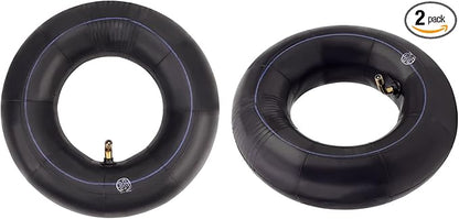 AHL Tire Inner Tubes for 4.10 3.50-4 4.10/3.50-4 Wheelbarrows Tractors Mowers Hand Trucks Dollies Dolly Trailers Garden Trolley Snowblower Utility Golf Go Carts Wagons 410/350-4 (2 Packs）