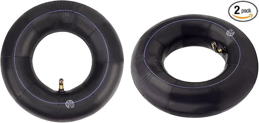 AHL Tire Inner Tubes for 4.10 3.50-4 4.10/3.50-4 Wheelbarrows Tractors Mowers Hand Trucks Dollies Dolly Trailers Garden Trolley Snowblower Utility Golf Go Carts Wagons 410/350-4 (2 Packs）