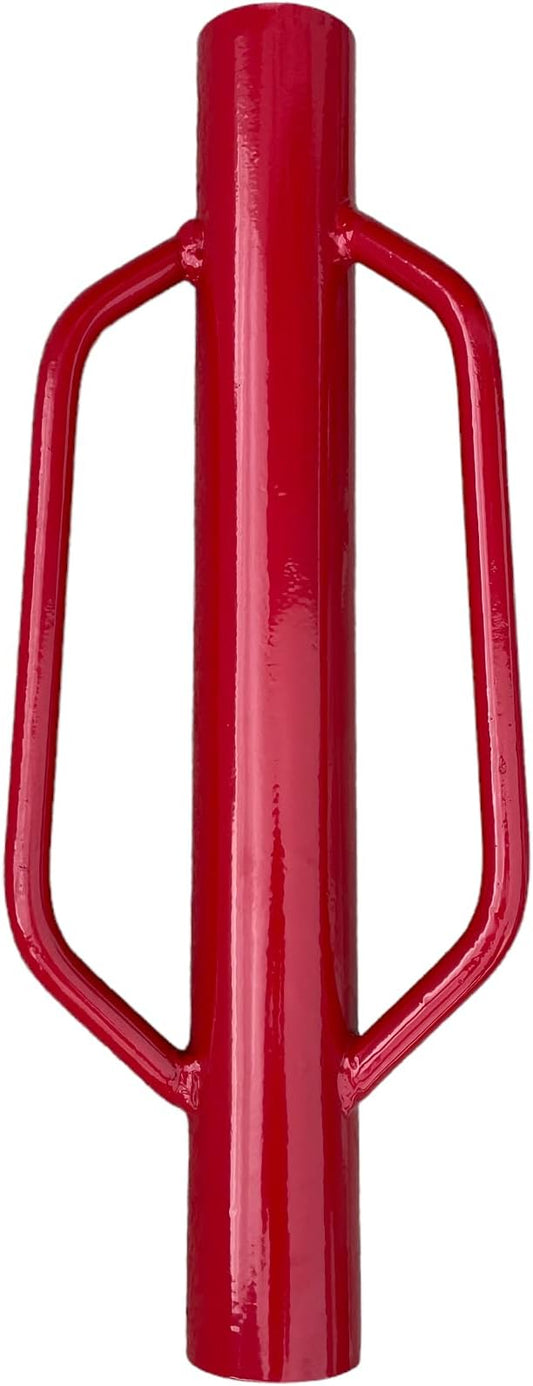 Sandbaggy U & T Post Driver, 30% More Heavier & Sustainable Than Competitors - 15.5 lb Fence Post Driver That Fits up to 2-3/4 inch - 10 Guage Industrial Grade Steel - Red (Pack of 1)