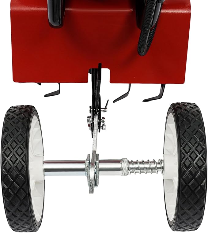 52CC 2 Stroke Mini Tiller Cultivator, Garden Tiller Gas Powered Hand Rotary Cultivator Rototiller Garden Tool with Long Handle for Garden & Lawn, Digging, Weed Removal & Soil Cultivation.