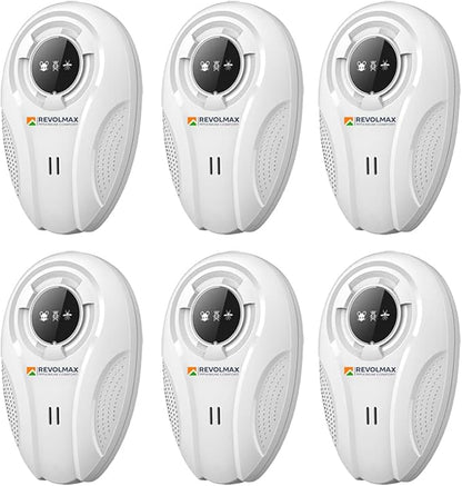 T-Ultrasonic Pest Control Repeller - Indoor Plug-in for Mice, Rats, Squirrels, Roaches, Ants, Spiders, Fleas, Bed Bugs, Bats 6 - Pack Rodent & Insect Repellent, Roach Killer, Mosquito Repellent