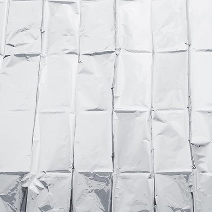 Mylar Sheet,6Pcs High Silver Reflective Mylar Film for Plant Growth | First Aid | Outdoor Survival Mylar Blanket Environmentally-Friendly Mylar Film Foil Sheet for Greenhouse 82.68 x 47.24in