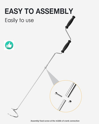 SQUEEZE master Compost Aerator-Compost Turner and Mixing Tool-Compost Aeration Tool