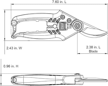 CRAFTSMAN CMXMKIT0170 Tree & Shrub Pruning Set with Bypass Pruning Shears, Bypass Lopper and Folding Pruning Saw
