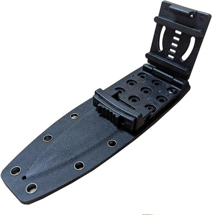 NLX Premier 12" Full Tang Stainless Steel Machete with G10 Handle & Durable PVC Kydex Sheath. for Collection, Gift and Camping Purpose (Black)