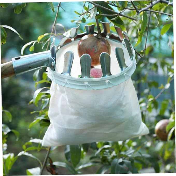 Fruit Picker Head Basket Fruit Picking Tools Fruits Catcher Metal Fruit Picker Agricultural Garden Hardware Tools, Gardening