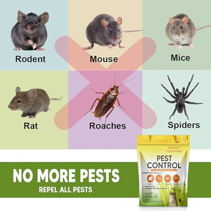 Pest Control, Rodent Repellent, Mouse Repellent, Spider Repellent, Mice Repellent Indoor, Rat Repellent Outdoor, Peppermint Balls for Rodents, Ants, Roach, Pest Repellent,Safe for Kids and Pets-10P