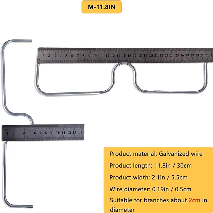 Fruit Tree Branch Spreader 11.8 inch, 21 pcs Tree Branch Puller Fruit Tree Branch Spreader,Fruit Tree Branch Shaper Tools to Improve Yield Tree Training Tool