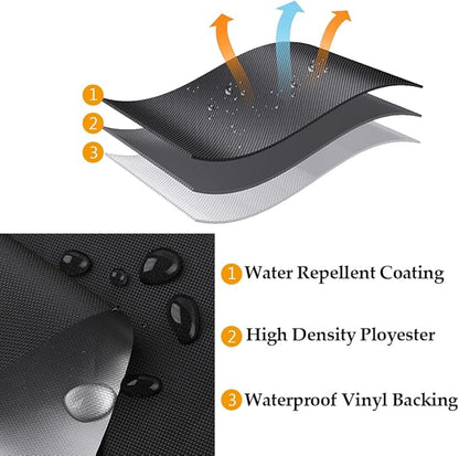 Short BBQ Grill Cover Lightweight Waterproof Outdoor Summer BBQ Gas Grill Covers 50 inches